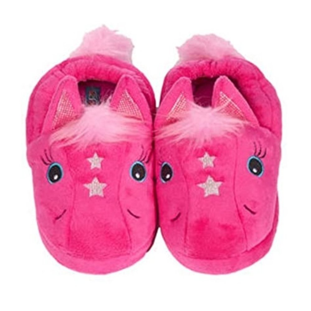 STRIDE RITE Pink Unicorn Slippers, size 13/1
